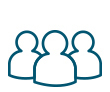 three person icon